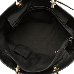 グッチ GGキャンバス トートバッグ ショルダーバッグ 145993 ブラック キャンバス レザー レディース GUCCI 中古
