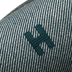 エルメス ブリッドアブラックPM ハンドバッグ ブルー グリーン キャンバス レディース HERMES 【中古】