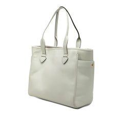 ロエベ ヘリテージ トートバッグ ショルダーバッグ ホワイト レザー レディース LOEWE 【中古】