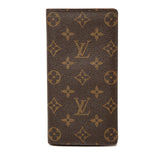 ルイ ヴィトン モノグラム ポルトフォイユ ブラザ 長財布 M66540 ブラウン PVC レザー レディース LOUIS VUITTON 【中古】