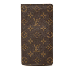 ルイ ヴィトン モノグラム ポルトフォイユ ブラザ 長財布 M66540 ブラウン PVC レザー レディース LOUIS VUITTON 【中古】