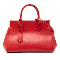 ルイ ヴィトン エピ マルリーBB ハンドバッグ ショルダーバッグ2WAY M41378 カスティリアンレッド レザー レディース LOUIS VUITTON 【中古】