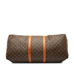 ルイ ヴィトン モノグラム キーポル60 ボストンバッグ トラベルバッグ M41422 ブラウン PVC レザー レディース LOUIS VUITTON 【中古】