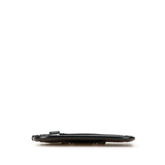 ヴェルサーチェ ラ グレカ ポーチ ブラック カーキグリーン PVC レザー レディース VERSACE 中古