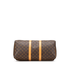 ルイ ヴィトン モノグラム キーポル45 ボストンバッグ M41428 ブラウン PVC レザー レディース LOUIS VUITTON 【中古】