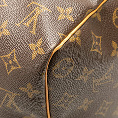 ルイ ヴィトン モノグラム キーポル45 ボストンバッグ M41428 ブラウン PVC レザー レディース LOUIS VUITTON 【中古】