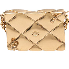 シャネル ココマーク マトラッセバッグ モチーフ ブローチ 02P ゴールド メッキ レディース CHANEL 中古