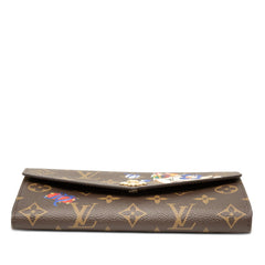 ルイ ヴィトン モノグラム ヴィヴィエンヌ ポルトフォイユ サラ 長財布 M15336 ブラウン PVC レディース LOUIS VUITTON 【中古】