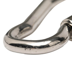 エルメス クレ シュヴァル ムスクトン スナップフック キーホルダー キーリング シルバー メタル レディース HERMES 【中古】