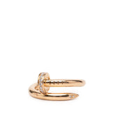 カルティエ ジュストアンクル リング 指輪 #49 K18PG ピンクゴールド ダイヤモンド レディース CARTIER 中古