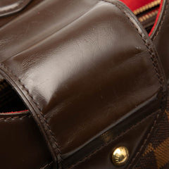 ルイ ヴィトン ダミエ システィナGM ハンドバッグ N41540 ブラウン PVC レザー レディース LOUIS VUITTON 【中古】