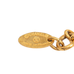 シャネル ココマーク マトラッセ ネックレス ゴールド メッキ レディース CHANEL 【中古】