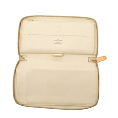 ルイ ヴィトン ダミエ アズール ジッピー オーガナイザー 長財布 N60012 ホワイト PVC レザー レディース LOUIS VUITTON 【中古】