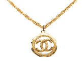 シャネル ヴィンテージ ココマーク ネックレス ゴールド メッキ レディース CHANEL 【中古】