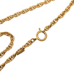 シャネル ヴィンテージ ココマーク ネックレス ゴールド メッキ レディース CHANEL 【中古】