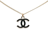 シャネル ココマーク ネックレス 06V ゴールド ブラック メッキ レディース CHANEL 【中古】