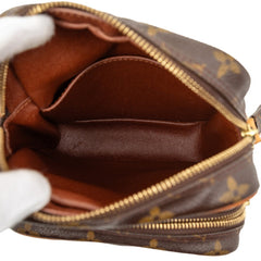 ルイ ヴィトン モノグラム アマゾン 斜め掛け ショルダーバッグ M45236 ブラウン PVC レザー レディース LOUIS VUITTON 【中古】