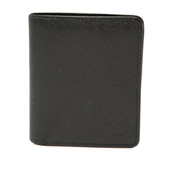 ルイ ヴィトン タイガ ポルトフォイユ マジェラン 二つ折り財布 M30552 アルドワーズ ブラック PVC レザー メンズ LOUIS VUITTON 【中古】