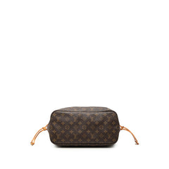 ルイ ヴィトン モノグラム ネヴァーフルMM トートバッグ ショルダーバッグ M41178 ブラウン PVC レザー レディース LOUIS VUITTON 【中古】