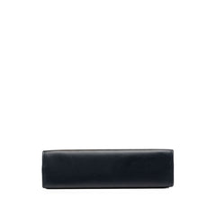 サルヴァトーレフェラガモ ヴァラ 斜め掛け チェーン ショルダーバッグ 223054 ネイビー レザー レディース Salvatore Ferragamo 中古