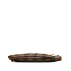 ルイ ヴィトン ポシェット ミラ MM チェーン アクセサリーポーチ N63091 ブラウン PVC レザー レディース LOUIS VUITTON 中古