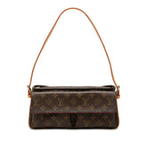 ルイ ヴィトン モノグラム ヴィバシテMM ショルダーバッグ ワンショルダー M51164 ブラウン PVC レザー レディース LOUIS VUITTON 中古