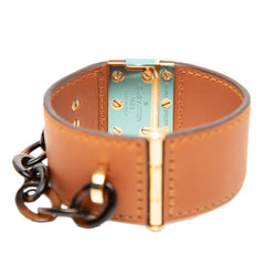 ルイ ヴィトン ロックミー ノマド ブレスレット M65268 ブラウン ゴールド レザー メッキ プラスチック レディース LOUIS VUITTON 【中古】