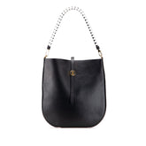バーバリー TBロゴ ワンショルダーバッグ ブラック レザー レディース BURBERRY 【中古】