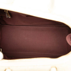 シャネル ココマーク ハンドバッグ ショルダーバッグ 2WAY ホワイト ボア レザー レディース CHANEL 【中古】