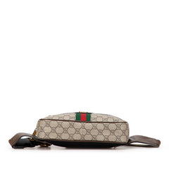 グッチ GGスプリーム オフィディア ベルトバッグ ボディバッグ 574796 ベージュ ブラウン PVC レザー レディース GUCCI 【中古】