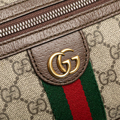 グッチ GGスプリーム オフィディア ベルトバッグ ボディバッグ 574796 ベージュ ブラウン PVC レザー レディース GUCCI 【中古】