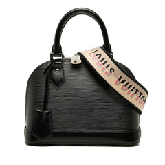 ルイ ヴィトン エピ アルマBB ハンドバッグ ショルダーバッグ 2WAY M59217 ノワール ブラック レザー レディース LOUIS VUITTON 中古