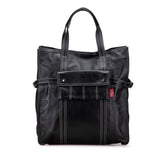 ヴァレンティノ トートバッグ ブラック レザー メンズ VALENTINO 【中古】