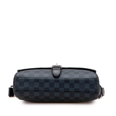 ルイ ヴィトン ダミエ コバルト ニューポート メッセンジャーPM ショルダーバッグ N41587 コバルトブルー PVC レザー レディース LOUIS VUITTON 【中古】