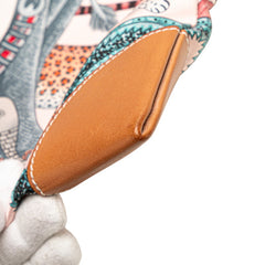 エルメス シルキーシティ33 PM La Marche du Zambeze ザンベジ川の行進 斜め掛け ショルダーバッグ ローズエグランタイン ピンク シルク ヴォーバレニア レディース HERMES 【中古】