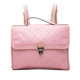 グッチ GGインプリメ リュック バックパック 271102 ピンク PVC レザー レディース GUCCI 中古