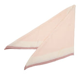 シャネル ココマーク リボン スカーフ ピンク シルク レディース CHANEL 【中古】