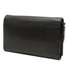 サンローラン スタースタッズ 斜め掛け チェーンウォレット ショルダーバッグ 382728 ブラック レザー レディース SAINT LAURENT 中古