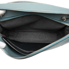 フェンディ ドットコム ハンドバッグ ショルダーバッグ 2WAY 8BN293 ブルー レザー レディース FENDI 【中古】