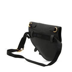 ディオール サドルバッグ ウエストバッグ チェストバッグ ショルダーバッグ 2WAY ブラック レザー レディース Dior 【中古】