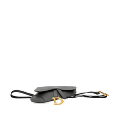 ディオール サドルバッグ ウエストバッグ チェストバッグ ショルダーバッグ 2WAY ブラック レザー レディース Dior 【中古】