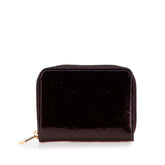 ルイ ヴィトン モノグラム ヴェルニ ジッピーコインパース コインケース M93607 アマラント パープル パテントレザー レディース LOUIS VUITTON 【中古】