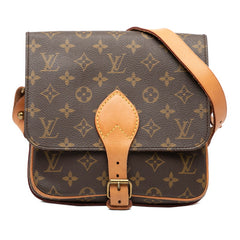ルイ ヴィトン モノグラム カルトシェール MM 斜め掛け ショルダーバッグ M51253 ブラウン PVC レザー レディース LOUIS VUITTON 【中古】