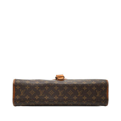 ルイ ヴィトン モノグラム ビバリー ハンドバッグ ショルダーバッグ 2WAY M51120 ブラウン PVC レザー レディース LOUIS VUITTON 【中古】