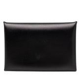 エルメス カルヴィ コインケース 小銭入れ ブラック ボックスカーフ レディース HERMES 【中古】