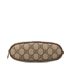 グッチ オフィディア GGスプリーム ポーチ 小物入れ 625550 ベージュ マルチカラー PVC レザー レディース GUCCI 【中古】