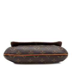 ルイ ヴィトン モノグラム ミュゼットサルサ ショート ショルダーバッグ M51258 ブラウン PVC レザー レディース LOUIS VUITTON 【中古】