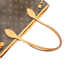 ルイ ヴィトン モノグラム ネヴァーフルPM ハンドバッグ トートバッグ M40155 ブラウン PVC レザー レディース LOUIS VUITTON 【中古】