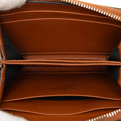 ヴァレンティノ カードケース コインケース ブラウン レザー レディース VALENTINO 【中古】
