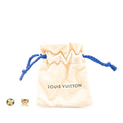 ルイ ヴィトン ブックレドレイユ クレイジー イン ロック ピアス M00395 ゴールド メッキ レディース LOUIS VUITTON 【中古】